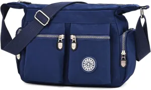 Nylon Cross-body Bags for Women Lightweight Messenger Purses Travel Shoulder Bag