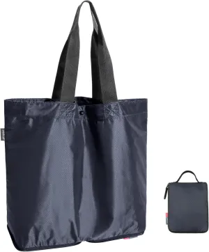 pack all 16L Lightweight Packable Tote Bag, Water Resistant Foldable Grocery Bag, Reusable Shopping Bag