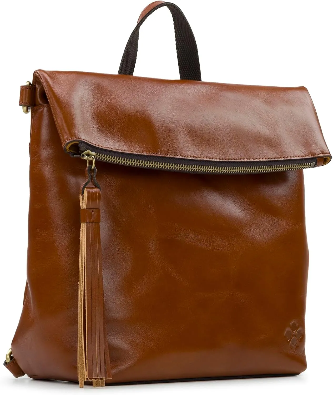 Patricia Nash Luzille 100% Full Grain Leather Backpack for Women - Convertible Backpack Tote - Genuine Leather BackPack Purse/Crossbody, Tan O/S