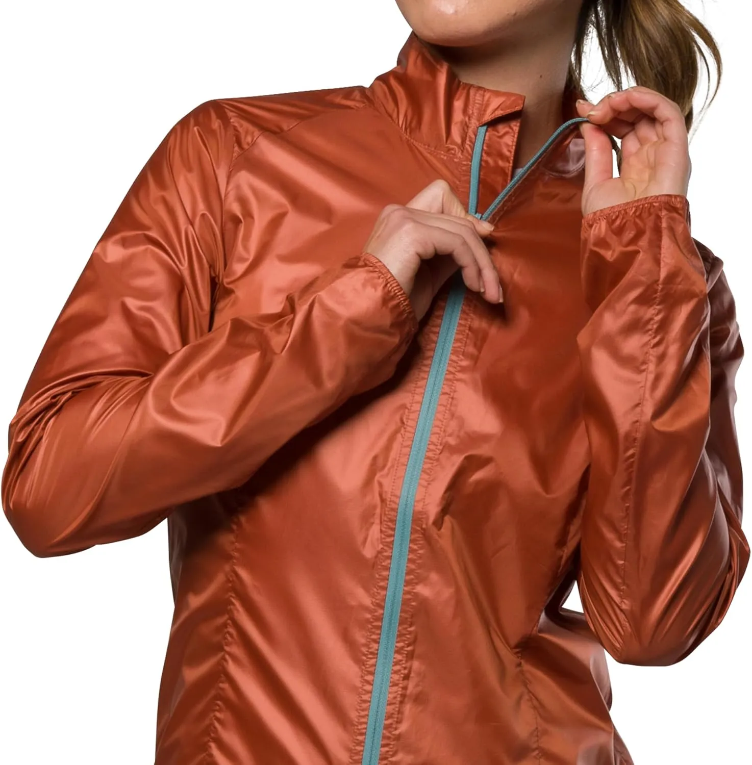 PEARL IZUMI Women's Attack Barrier Jacket, Lightweight For Wind Protection, Two-Way Zipper, Great For Light Rain