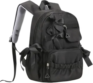 Phaoullzon Toddler Preschool Backpack for Girls 4-6 - Kids Bow Ballet Dance Bags