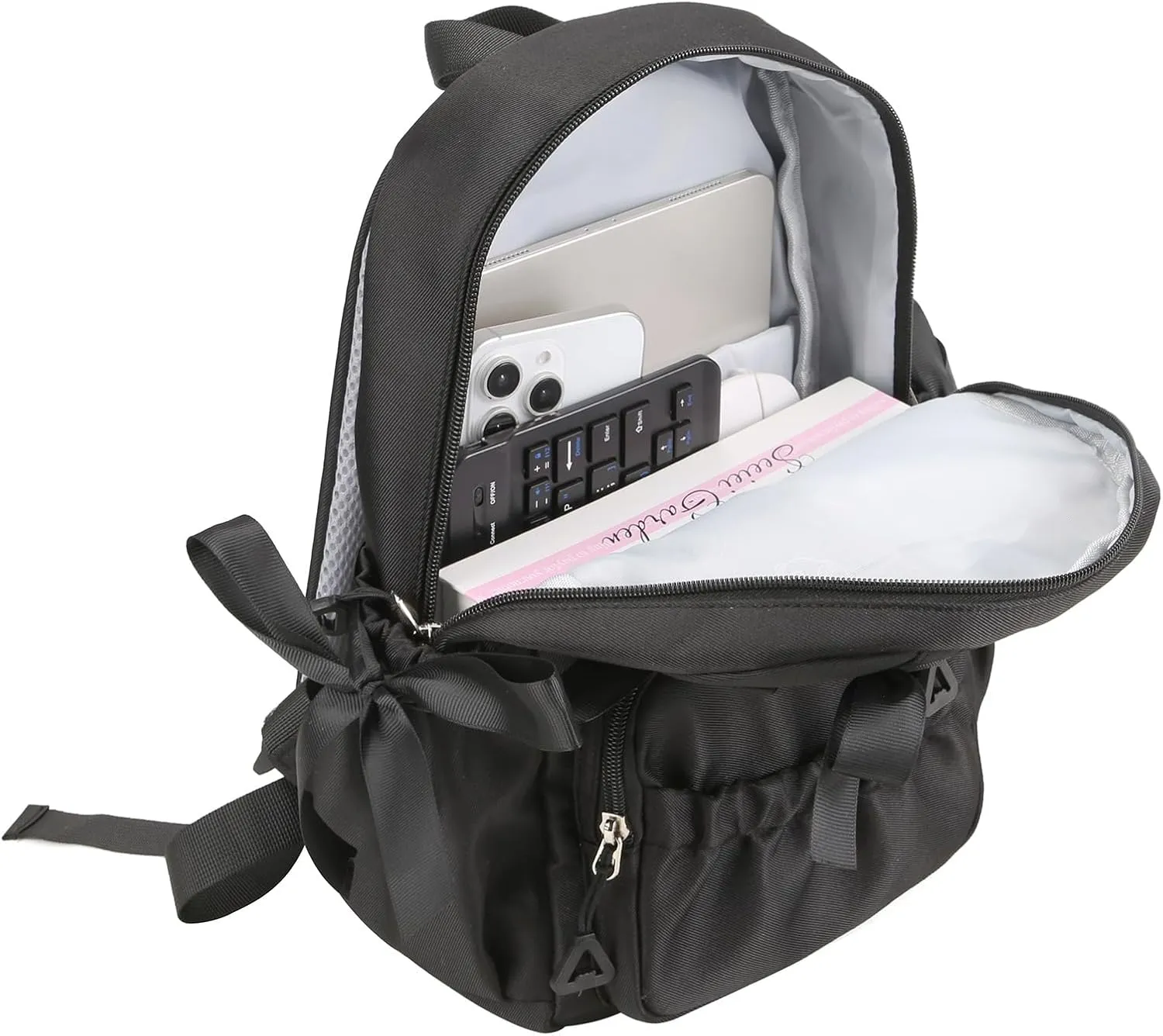 Phaoullzon Toddler Preschool Backpack for Girls 4-6 - Kids Bow Ballet Dance Bags