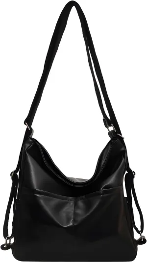 PILCAVE Convertible Tote Bag Backpack Purse for Women Multi Pocket Tote Bag Handbags Crossbody Shoulder Bag