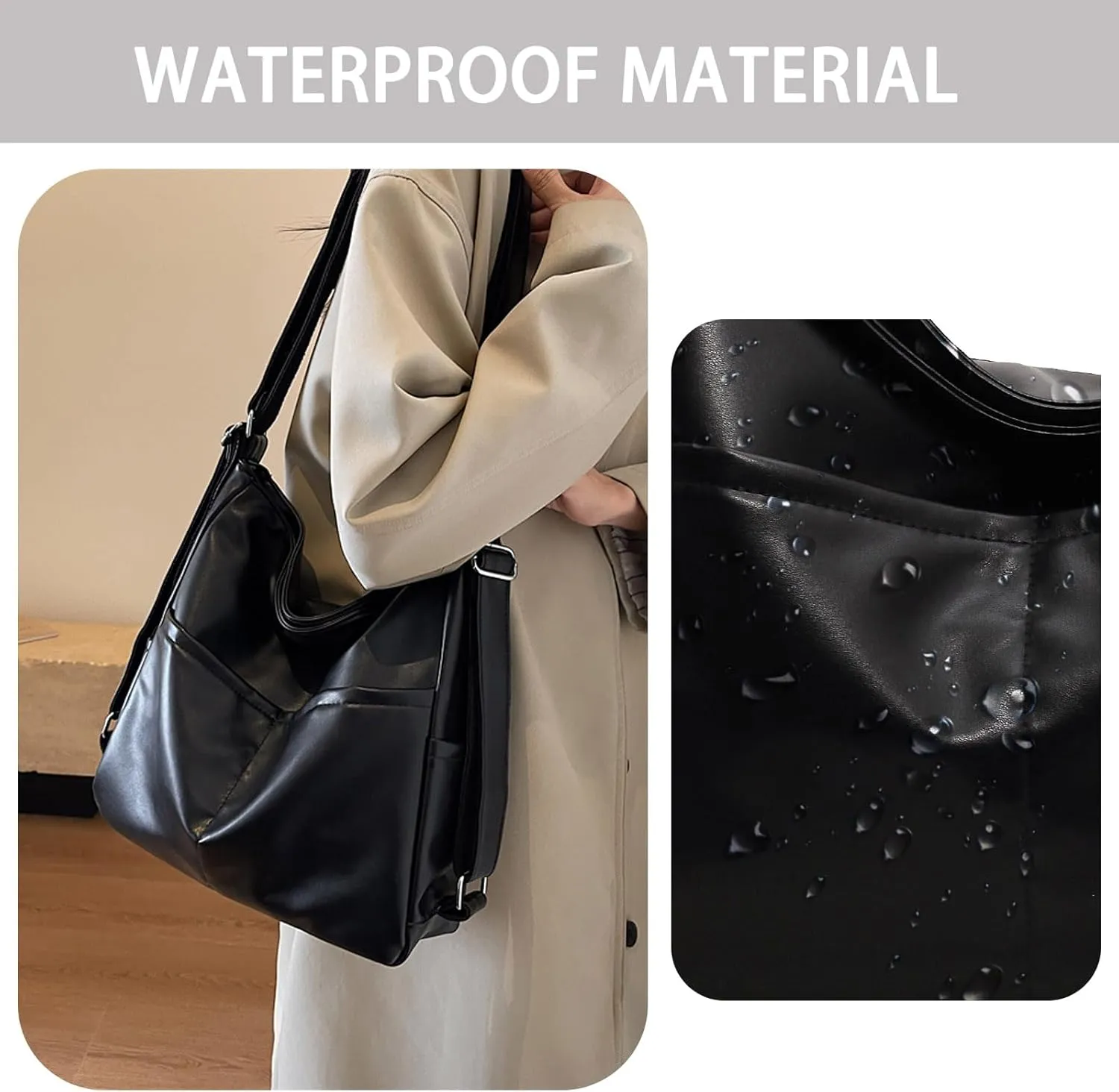 PILCAVE Convertible Tote Bag Backpack Purse for Women Multi Pocket Tote Bag Handbags Crossbody Shoulder Bag