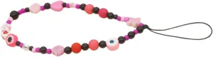 POPETPOP Unique Phone Lanyard Mobile Phone Wrist Strap Eye Pattern Bead Design Accessory