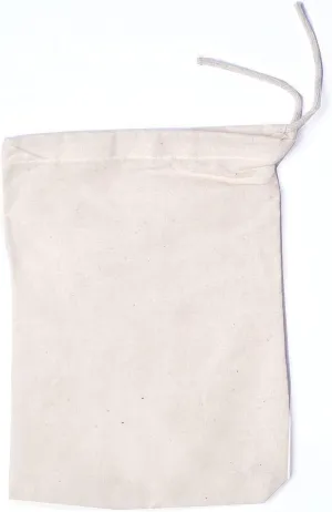 Premium Quality Reusable 12x16 Inches Cotton Single Drawstring Muslin Produce Bags (Natural Color) - 25 Count Pack for Travel, shoe bags for storage, Pouches, Soap & Boot Storage