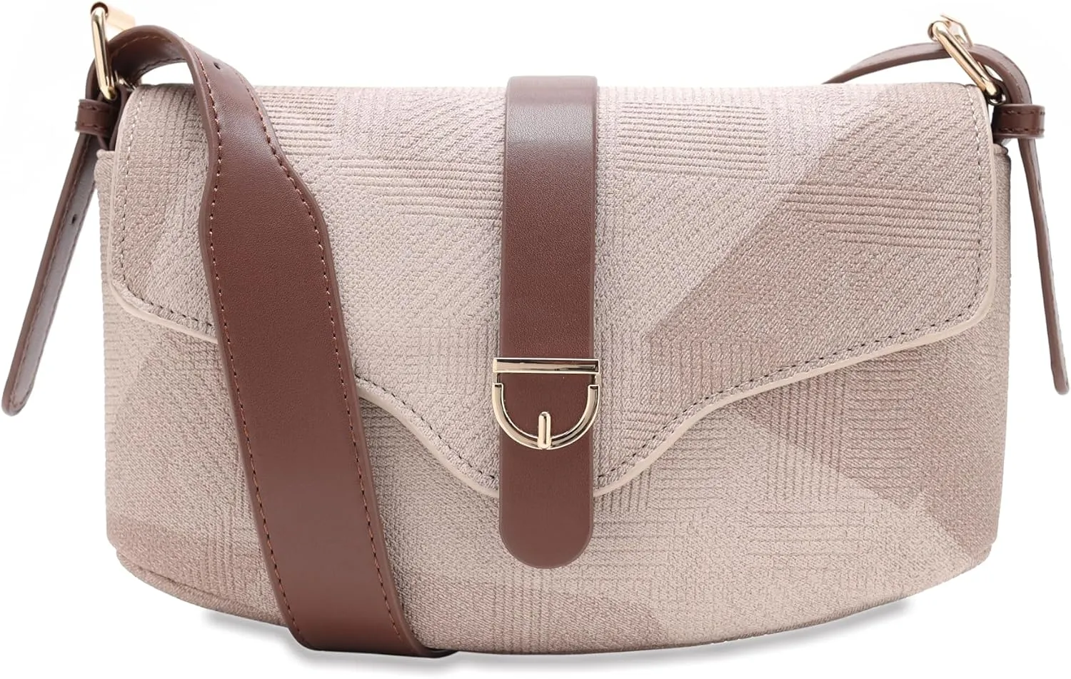 Prettyzys Shoulder Bag for Women Trendy Purse Hobo Tote Handbag Small Clutch Purse Vegan Leather With Adjustable Strap.