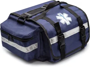 PrimaCare KB-RO74-B First Responder Bag for Trauma, 17" x 9" x 7", Blue