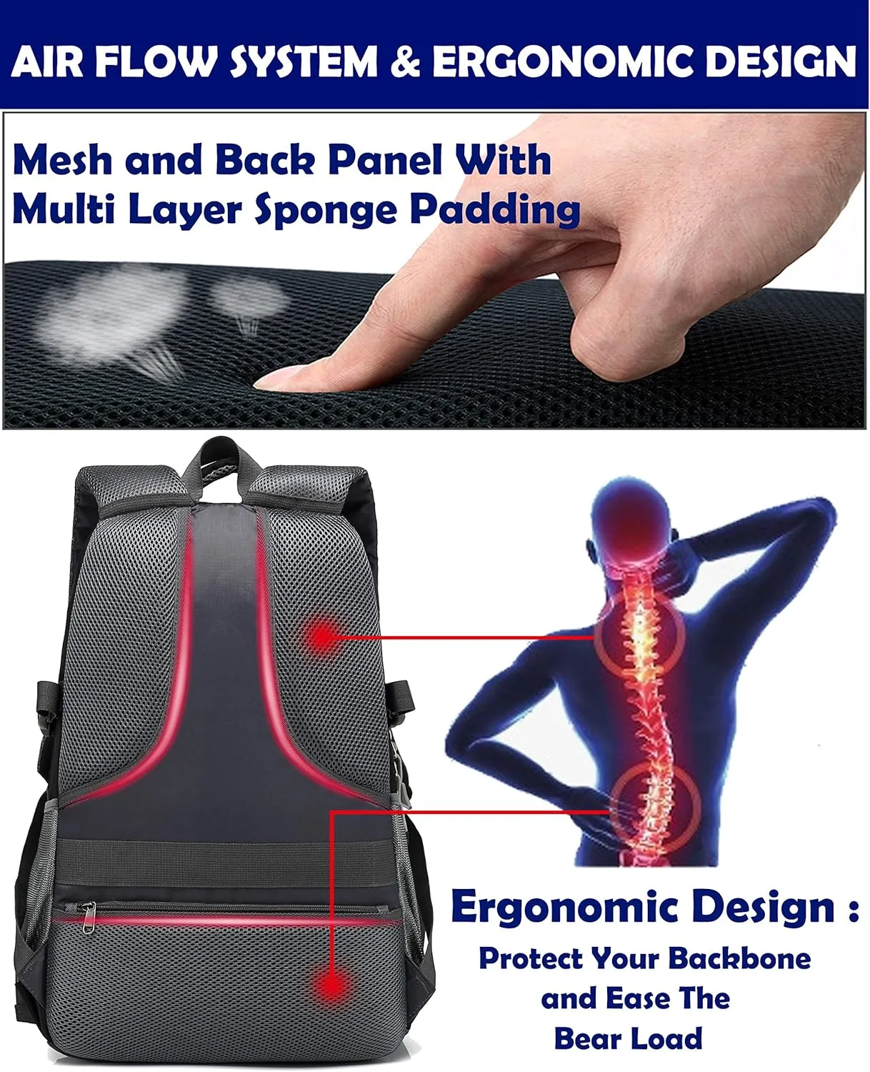 ProEtrade Backpack Bookbag for College Laptop Travel,Fit Laptop Up to 15.6 inch with USB Charging Port Multi Compartment Anti theft, Gift for Women Men (Galaxy)