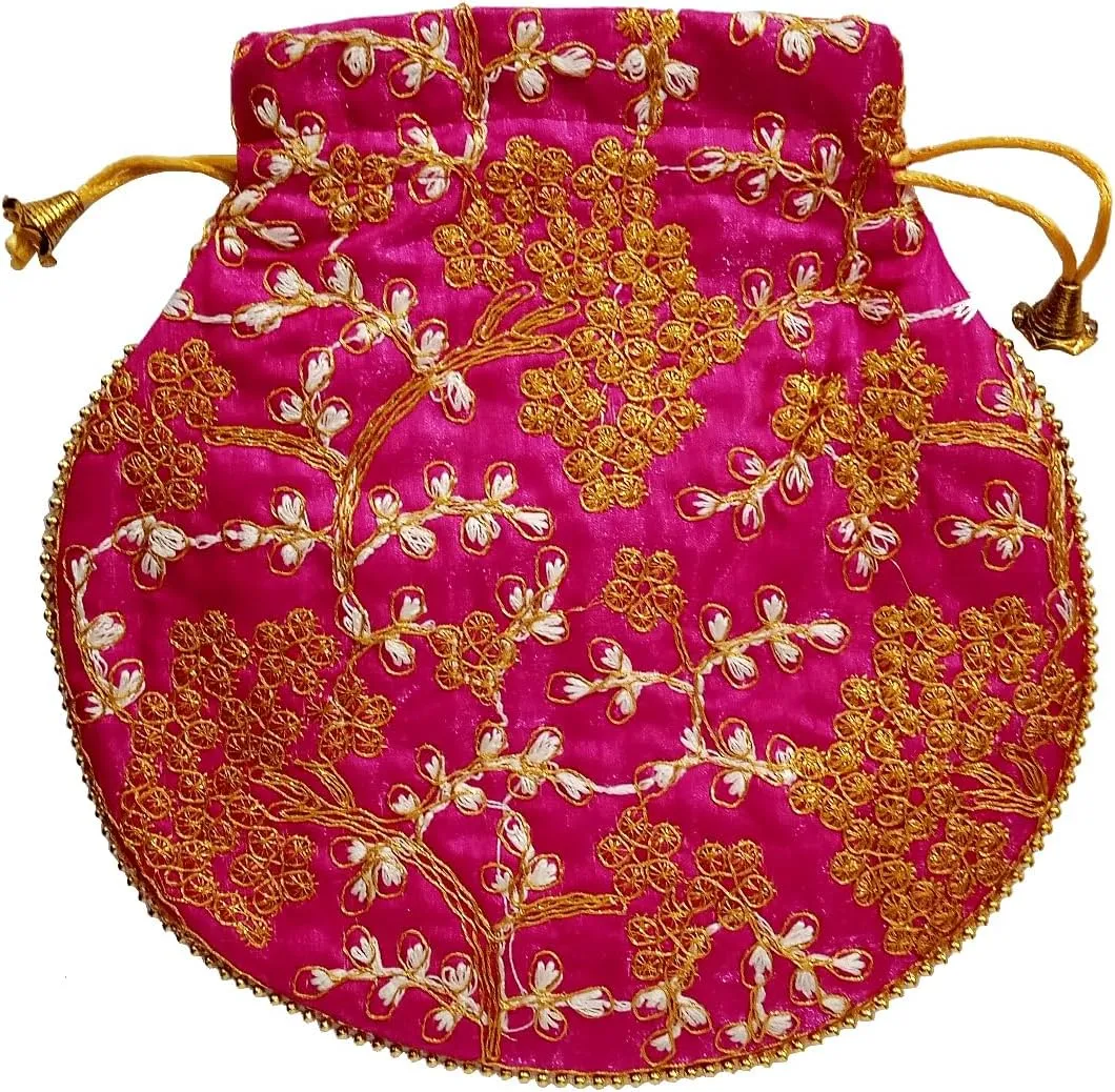 Purpledip Potli Bags Drawstring Purse (Potli01$)