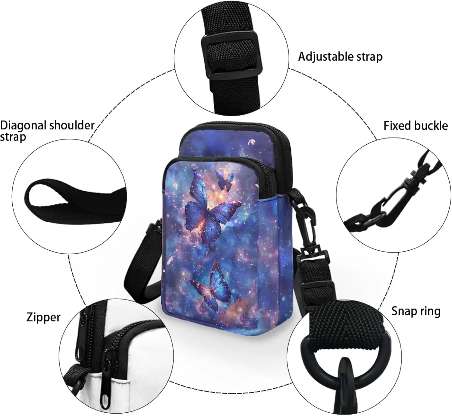 Purses for Women Crossbody Bag Small with Adjustable Strap for Daily Use