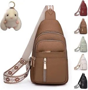 Relevantk Crossbody Bag, Wbougisay Crossbody Bag, Large Capacity Anti-Theft Solid Color Crossbody Bag