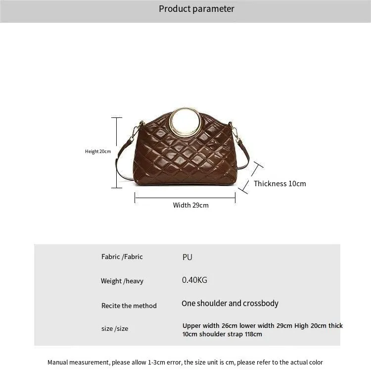 Retro versatile handbags large capacity ladies underarm Purses adjustable shoulder strap shoulder messenger bags