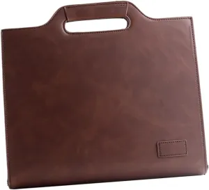 Retro Vintage Messenger Bag for Men Large Capacity Briefcase Pu Leather Computer Storage Bag