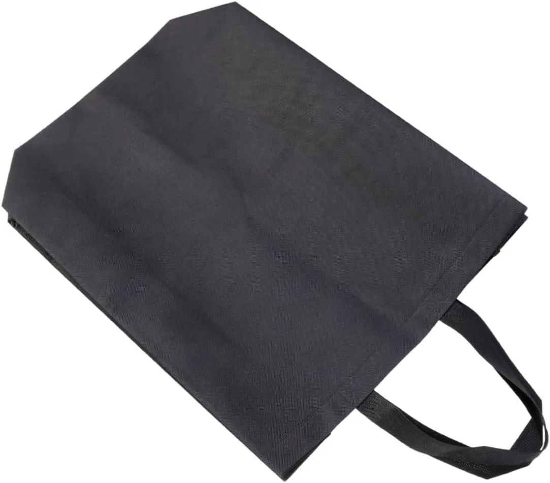 Reusable Washable Non-woven Shopping Bags Folding Pouch Storage Bag Handbag Handles (35x12x41cm)
