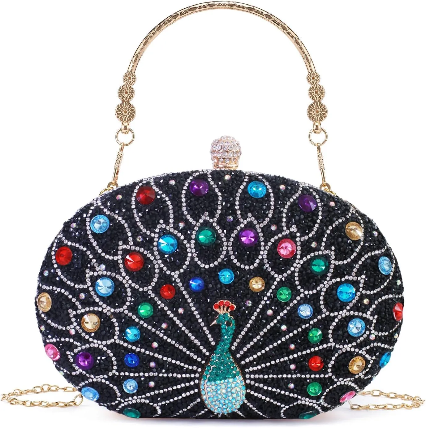 Rhinestone Evening Clutch Purses for Women Evening Clutch bag Crossbody & Shoulder Bag For Wedding Night out Party