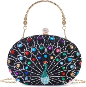 Rhinestone Evening Clutch Purses for Women Evening Clutch bag Crossbody & Shoulder Bag For Wedding Night out Party