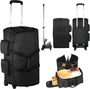 Rolling Garment Bags for Travel, Garment Bag with Wheels, Convertible Garment Duffel bag, Carry On Garment Bag with Shoe Pouch,3 in 1 Carry on Convertible Travel Garment Bag (Rolling Garment Bags)