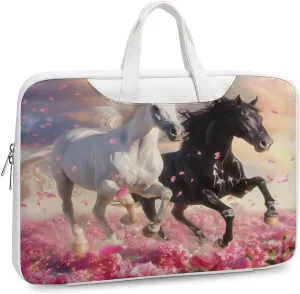 Running Horses Laptop Tote Bag Waterproof Computer Carrying Case Business Office Briefcase