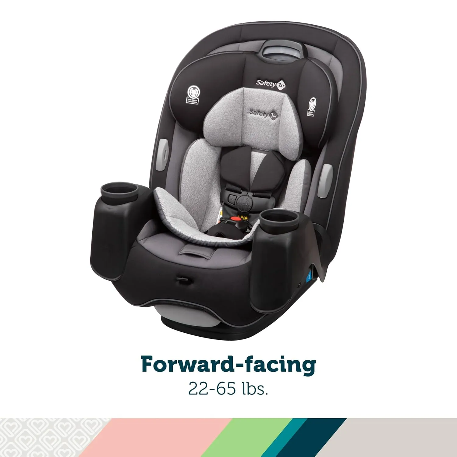 Safety 1st Crosstown DLX All-in-One Convertible Car Seat, Lavender