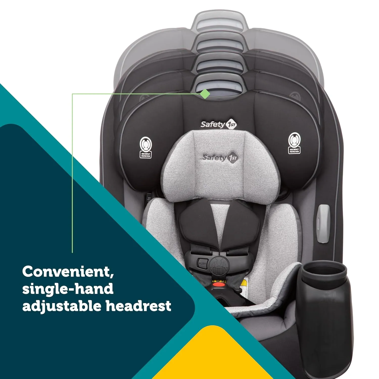 Safety 1st Crosstown DLX All-in-One Convertible Car Seat, Lavender