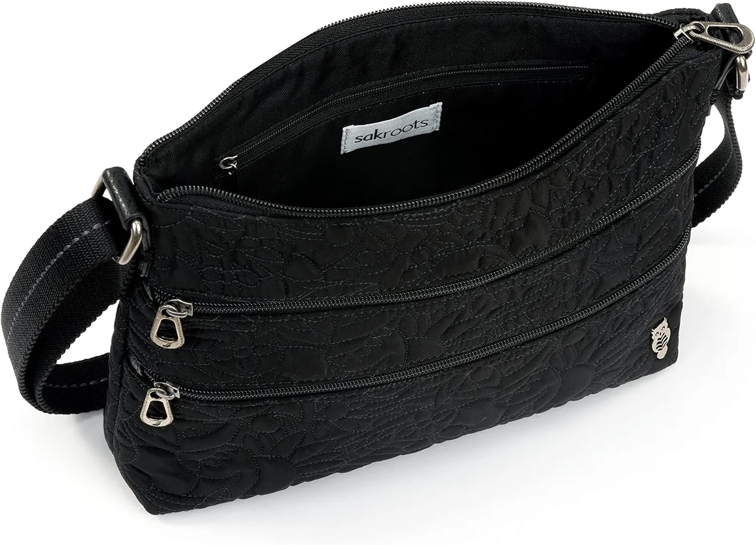 Sakroots Smartphone Crossbody Bag in Eco-Twill, Convertible Purse with Detachable Wristlet Strap with Phone Wallet Pockets