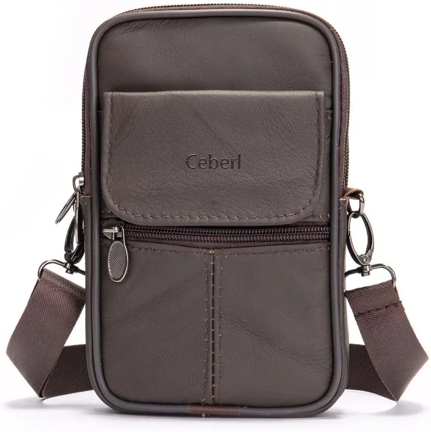 SALE!!! Mini Crossbody Bag Shoulder Bag for Men,Small Messenger Satchel Bag Sling Purse for Women(Coffee3)