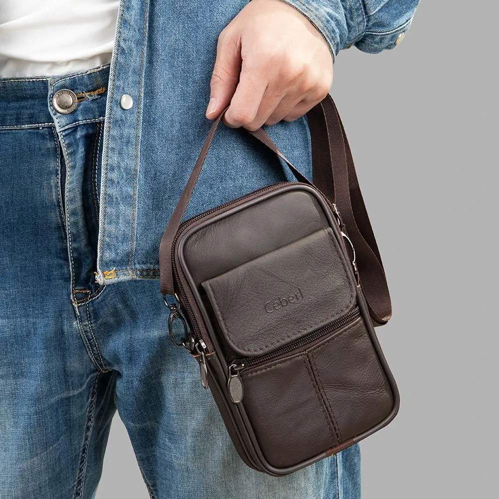 SALE!!! Mini Crossbody Bag Shoulder Bag for Men,Small Messenger Satchel Bag Sling Purse for Women(Coffee3)