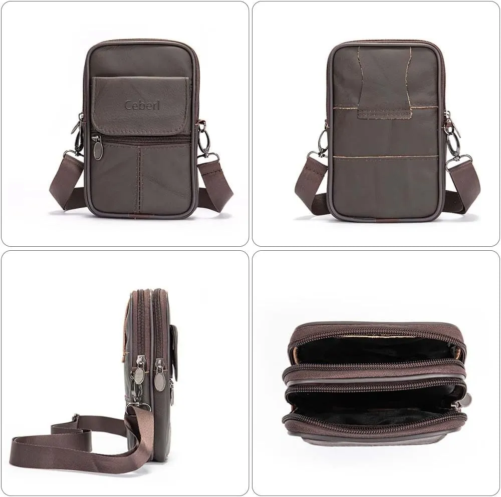 SALE!!! Mini Crossbody Bag Shoulder Bag for Men,Small Messenger Satchel Bag Sling Purse for Women(Coffee3)