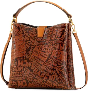 Satchel Handbags for Women Vintage Shoulder Purses PU Leather Top Handle Tote Bag with Adjustable Strap