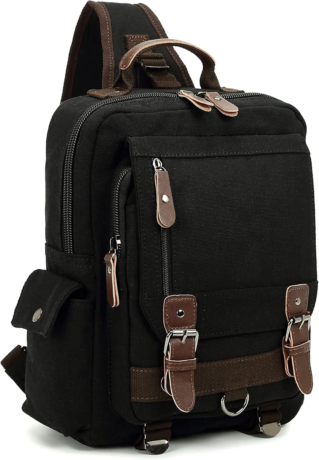 Sechunk Canvas Messenger Bag Sling Bag Crossbody Bag Shoulder Bag Retro Cross Body Handbags