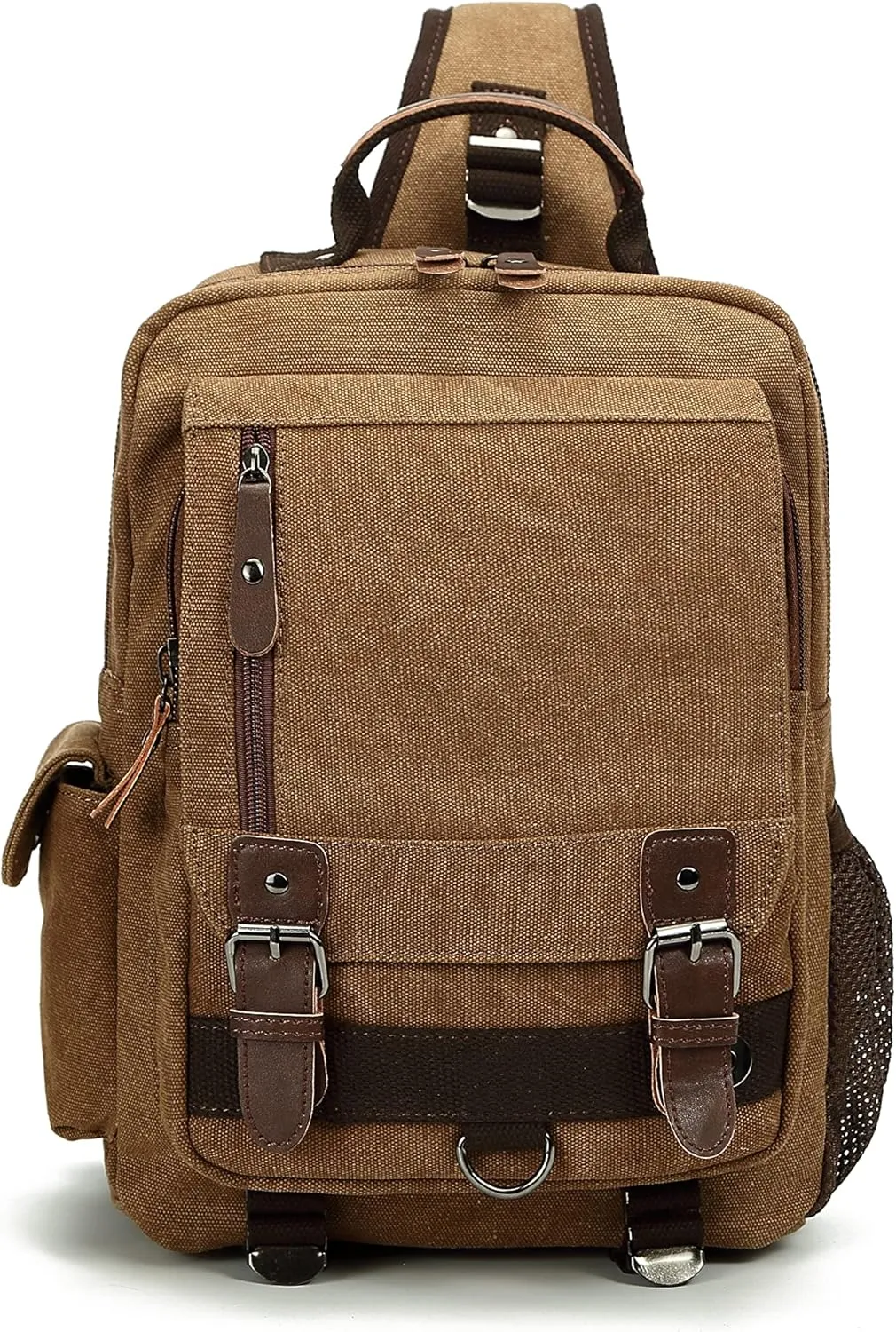 Sechunk Canvas Messenger Bag Sling Bag Crossbody Bag Shoulder Bag Retro Cross Body Handbags