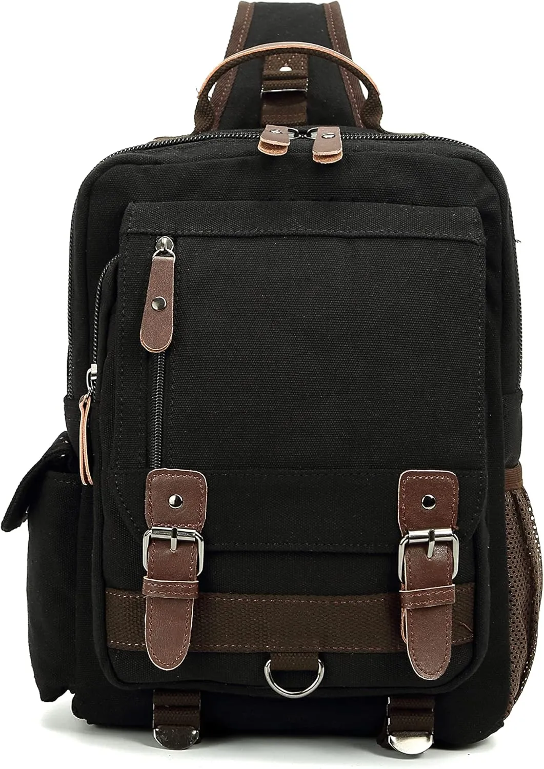 Sechunk Canvas Messenger Bag Sling Bag Crossbody Bag Shoulder Bag Retro Cross Body Handbags