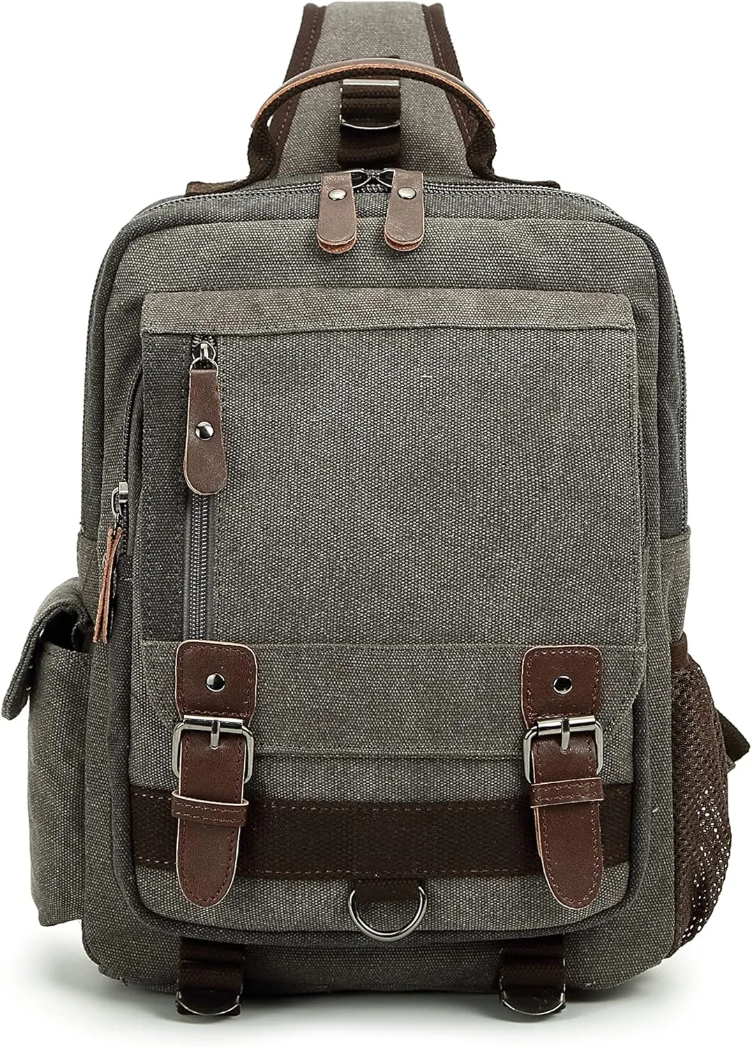 Sechunk Canvas Messenger Bag Sling Bag Crossbody Bag Shoulder Bag Retro Cross Body Handbags