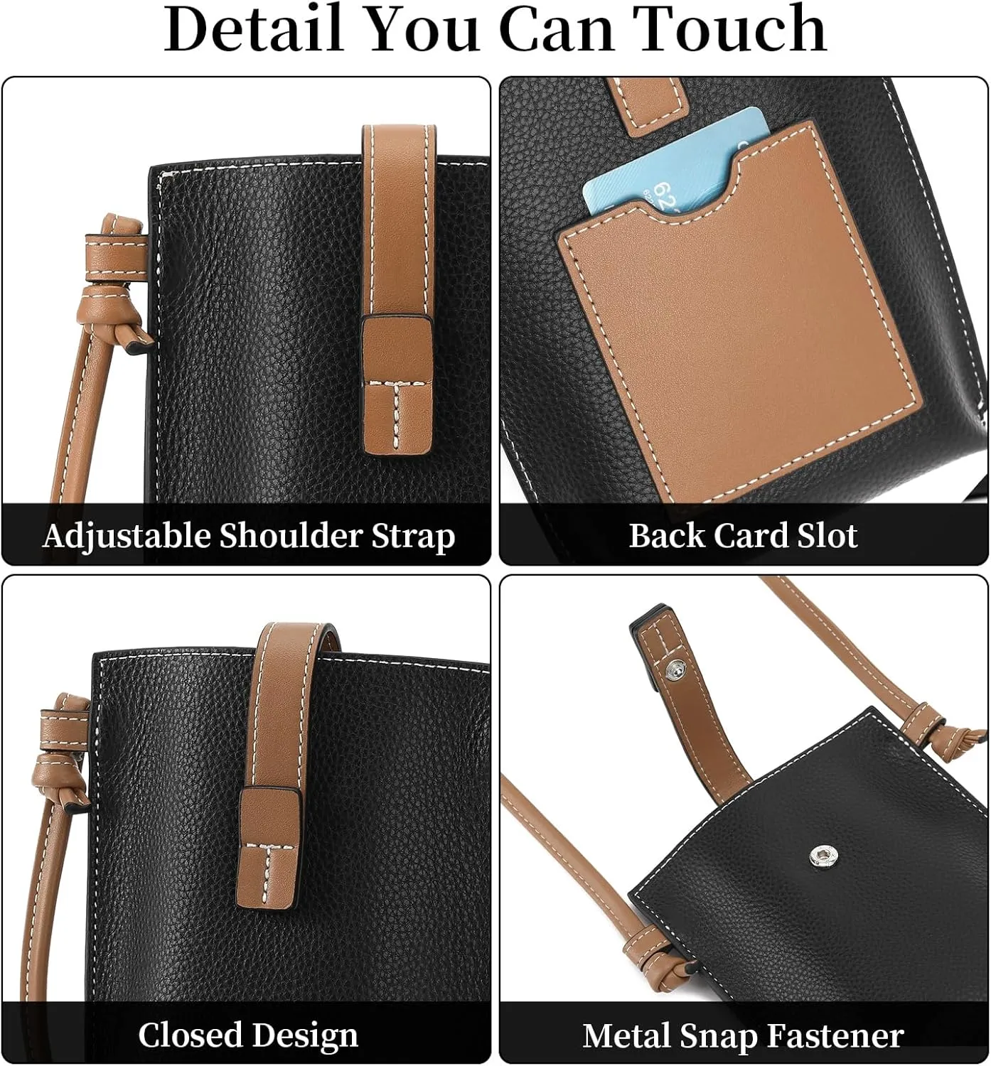 SENDEFN Cell Phone Purses for Women Small Crossbody Bag Shoulder Handbag with Adjustable Strap