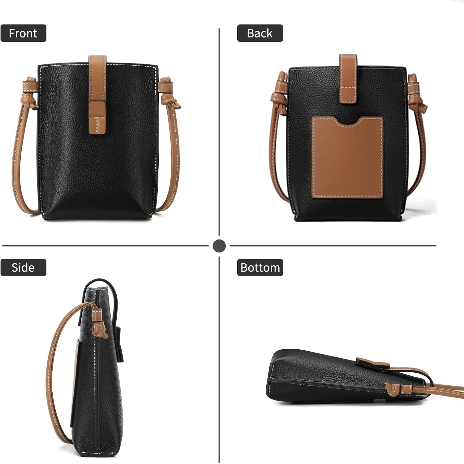 SENDEFN Cell Phone Purses for Women Small Crossbody Bag Shoulder Handbag with Adjustable Strap