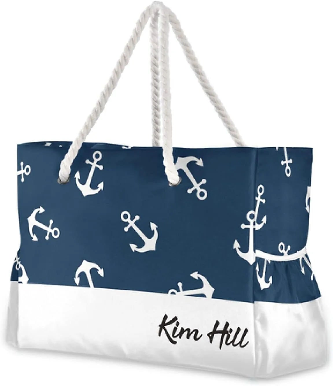 senya Large Beach Shoulder Bags Canvas Tote Water Resistant for Gym Travel Daily
