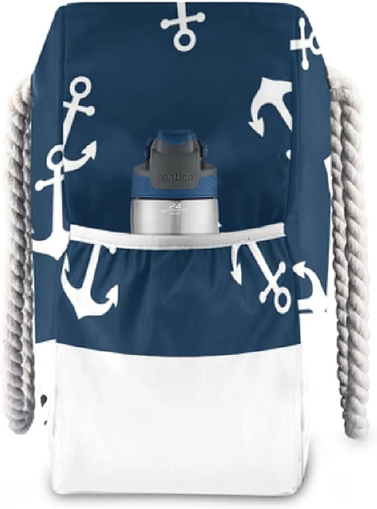 senya Large Beach Shoulder Bags Canvas Tote Water Resistant for Gym Travel Daily