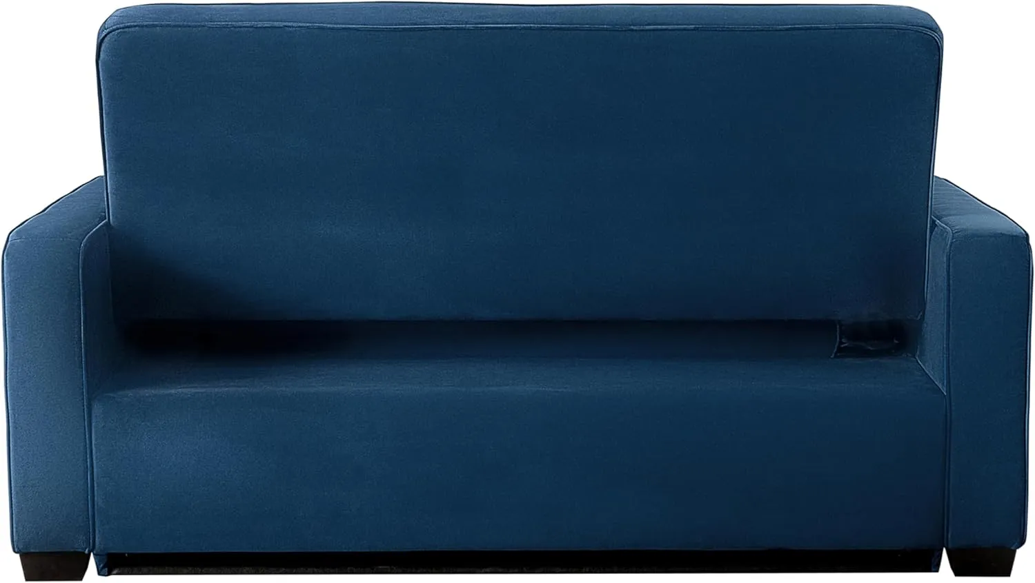 Serta Ainsley Queen Size Convertible Sofa Bed, Navy Blue