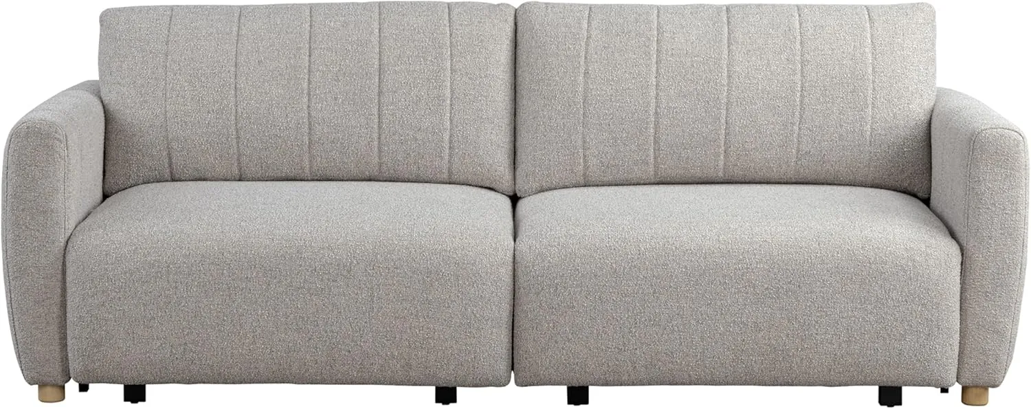 Serta Galway Convertible Sofa Pebble Boucle