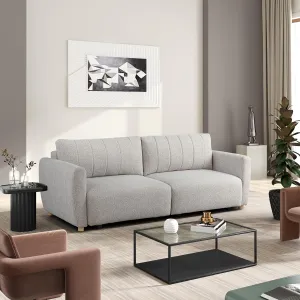 Serta Galway Convertible Sofa Pebble Boucle
