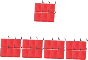 Sets Drawstring Fabric Bags for Camping Small Tote Packaging Reusable Storage Bags Rings Pcs
