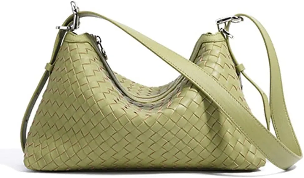 Shoulder Handbags for Women Woven Leather Crossbody Bags 2025 Woven Tote Purse Underarm Handbag Chic Beach Bag Satchel Purses