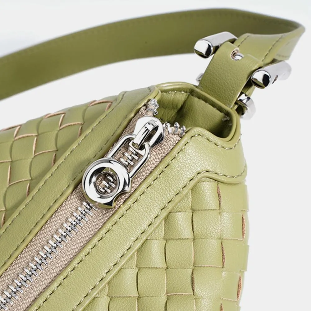 Shoulder Handbags for Women Woven Leather Crossbody Bags 2025 Woven Tote Purse Underarm Handbag Chic Beach Bag Satchel Purses