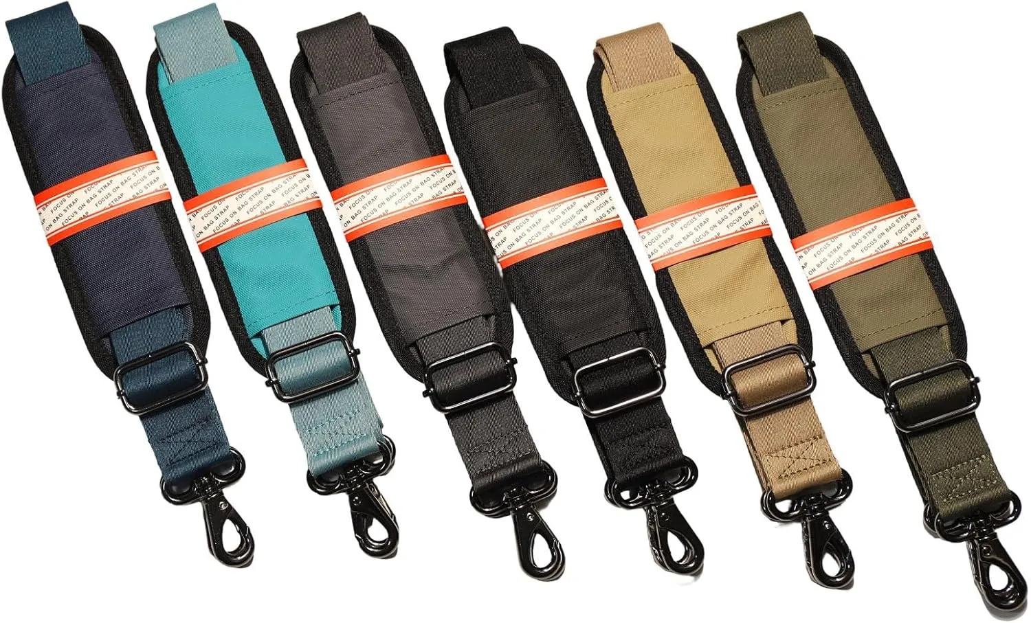 Shoulder Strap, Universal Adjustable Shoulder Belt Replacement Laptop Bag Shoulder Strap with Metal Hooks for Briefcase, Laptop Messenger Bag, Luggage Duffel Camera