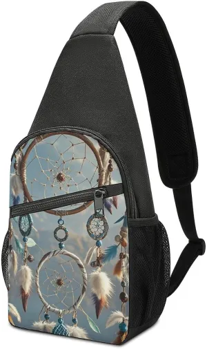 Sling Bag for Women Men Crossbody Bag Chest Bag Lustrous Stone Sling Backpack Fanny Packs Travel Hiking Daypack