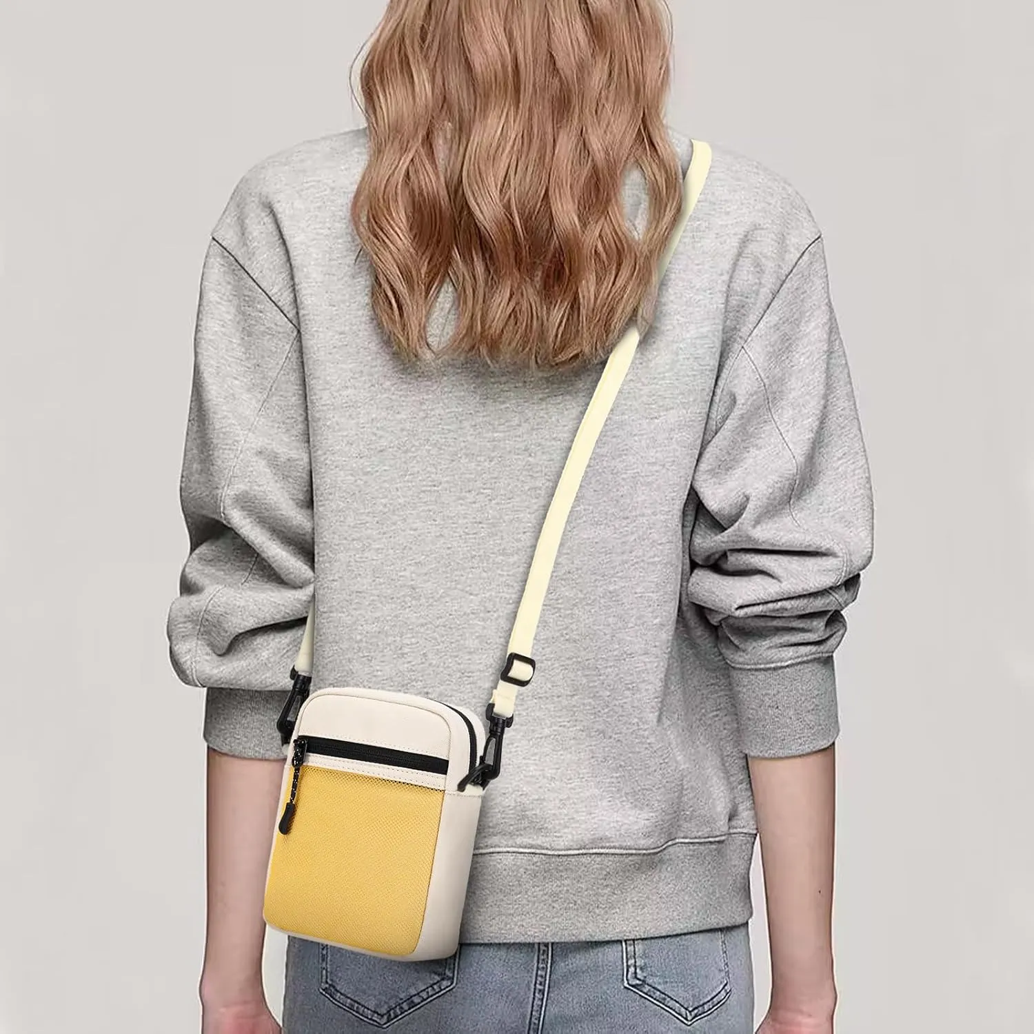 Small Cross-body Sling Bags for Men Women, Mini Messenger Bag Shoulder Pouch for Daily Use