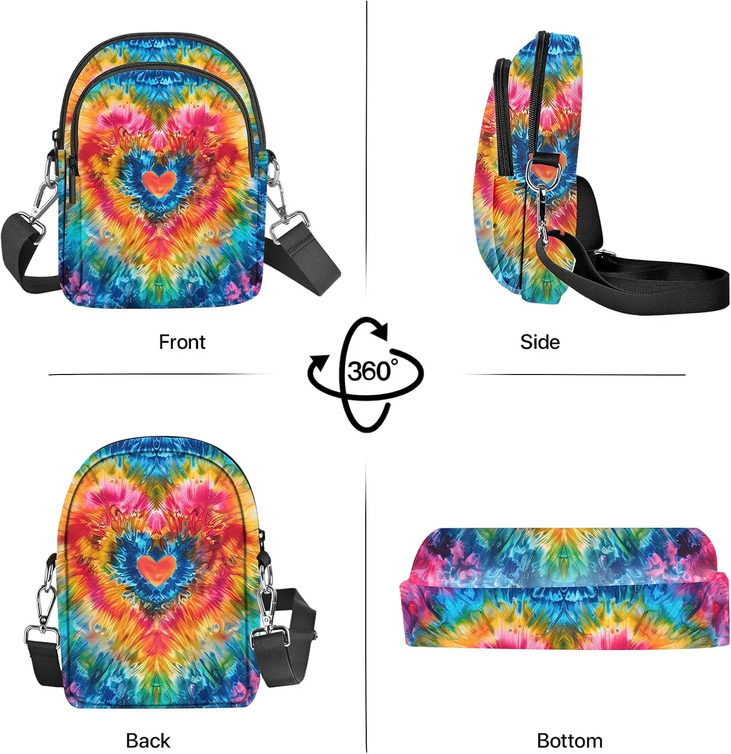 Small Crossbody Bag for Women Cell Phone Purse with Adjustable Strap Shoulder Purse Travel Wallet Bag