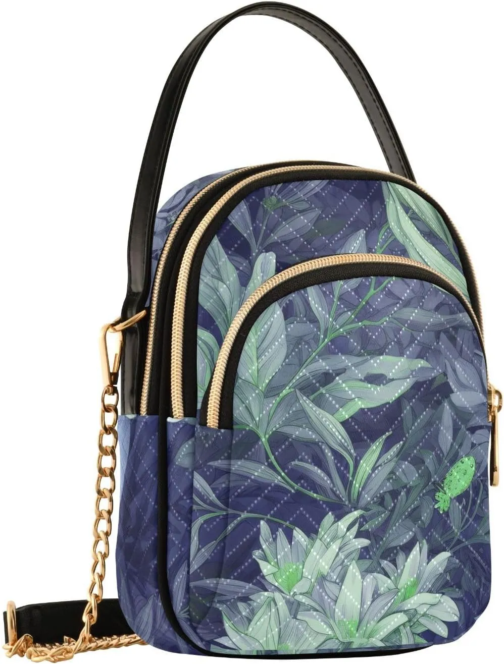 Small Crossbody Bags for Women Phone Purse Handbag Shoulder Bag Credit Card Wristlet Wallet with Multi Pocket（Grizzly）