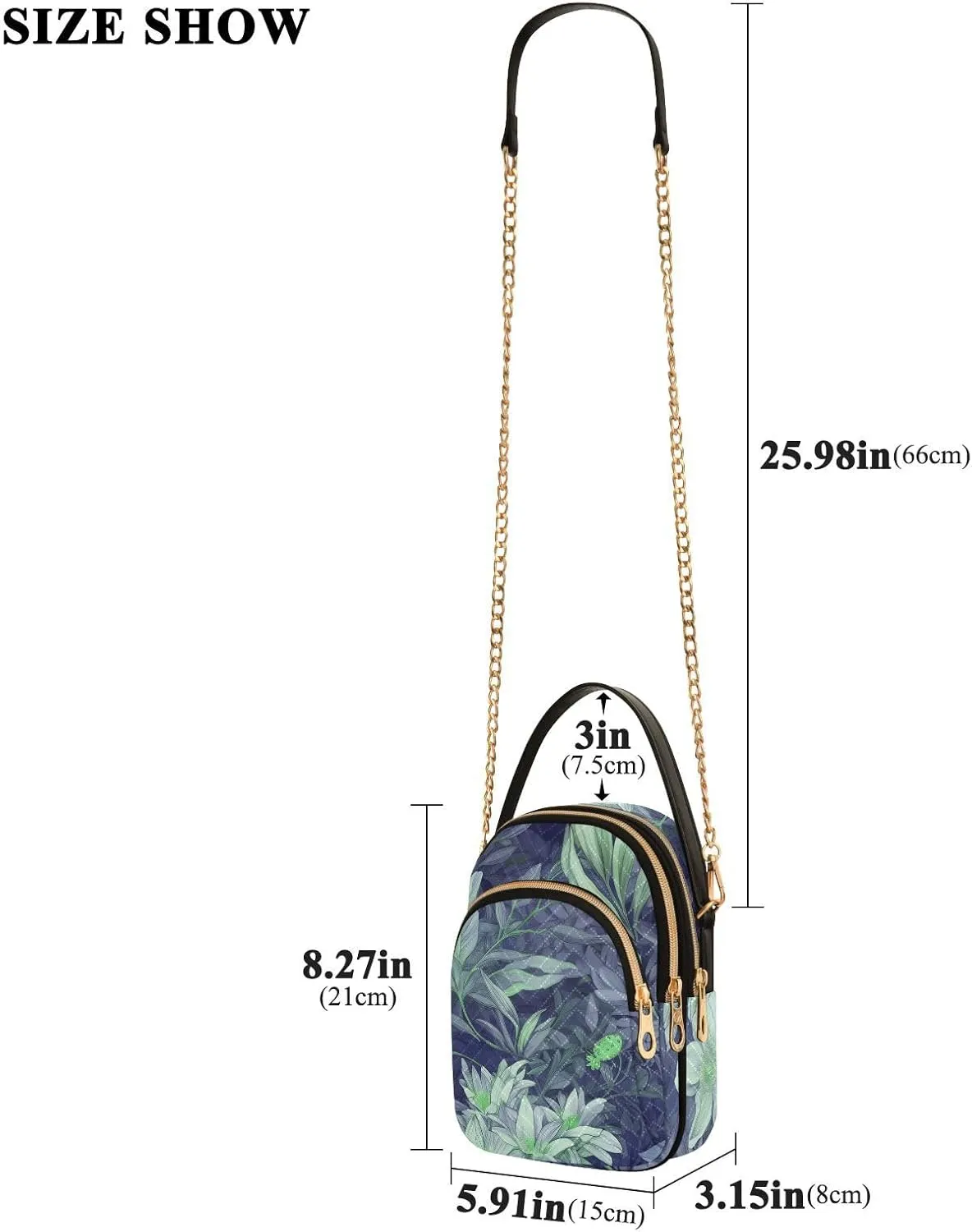 Small Crossbody Bags for Women Phone Purse Handbag Shoulder Bag Credit Card Wristlet Wallet with Multi Pocket（Grizzly）